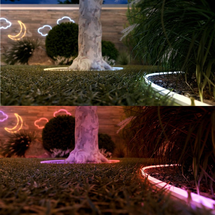 Philips Hue Neon Outdoor LED Strip 10m product in use