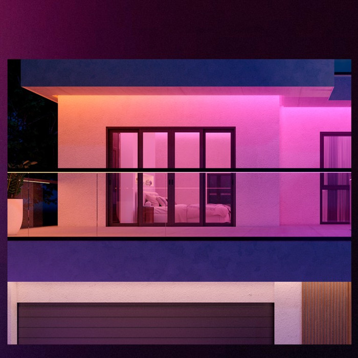 Philips Hue Flux Outdoor LED Strip 10m product in use