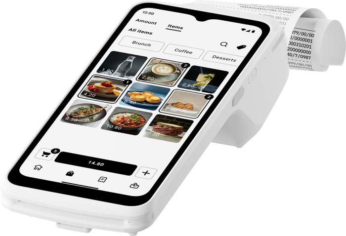 SumUp Terminal Contactless Card Reader right side