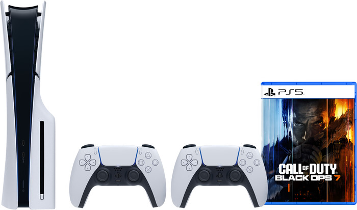PlayStation 5 Slim Disc Edition + Call of Duty: Black Ops 7 + Extra Controller Wit Main Image