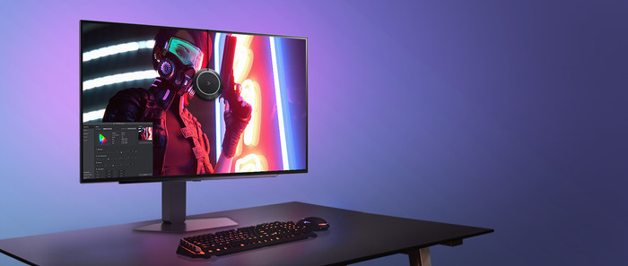 LG UltraGear OLED 27GX704A-B product in gebruik