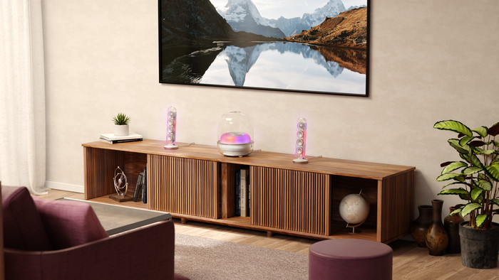 Harman Kardon SoundSticks 5 White product in use