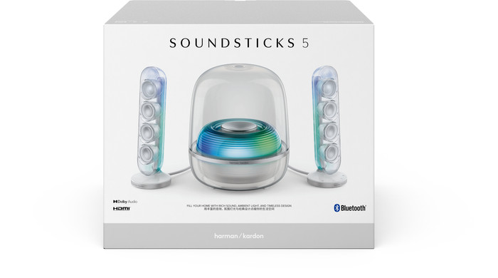 Harman Kardon SoundSticks 5 White packaging