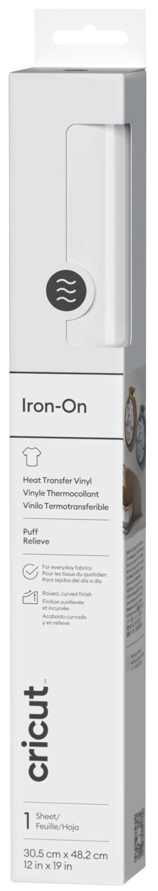 Cricut Puff Iron-On White 30.5x48.3cm Main Image