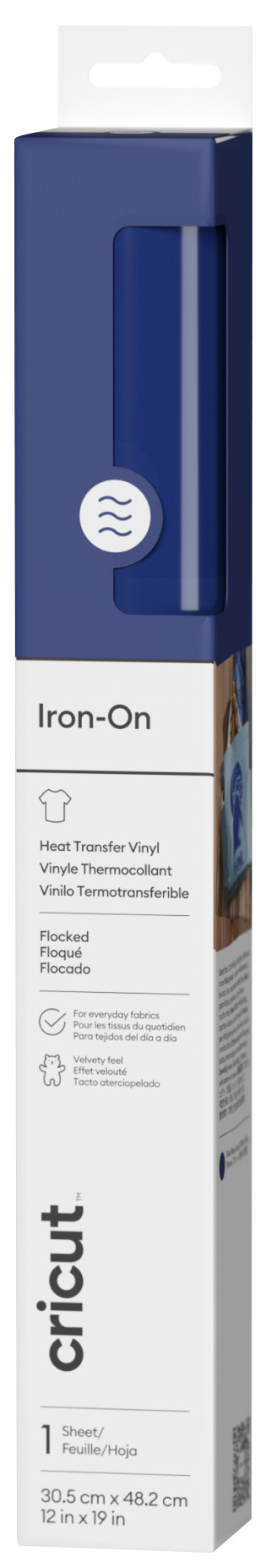 Cricut Flock Iron-On Blauw 30,5 x 48,3 cm Main Image