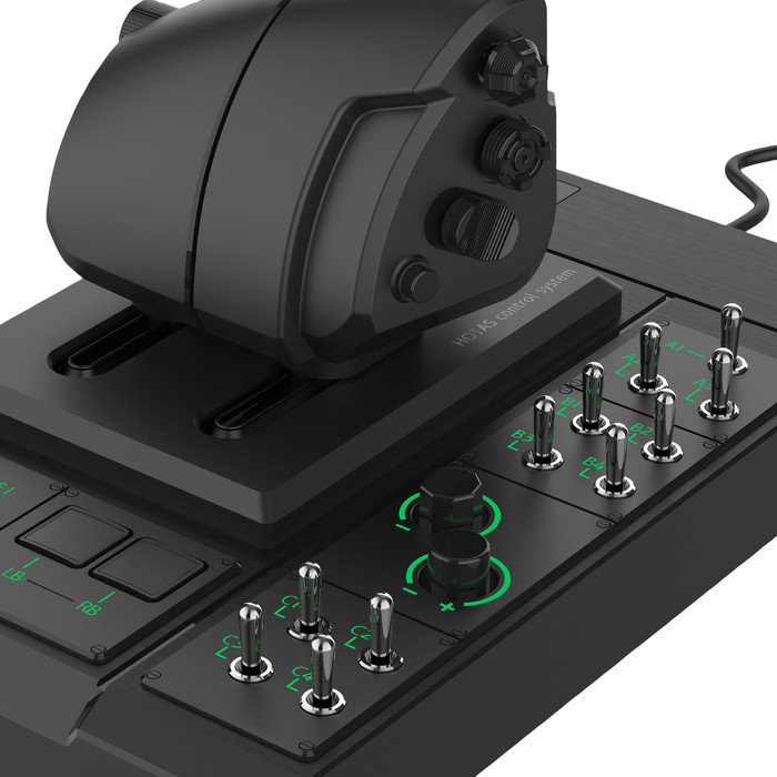 Hori HOTAS Flight Control System & Mount PC detail