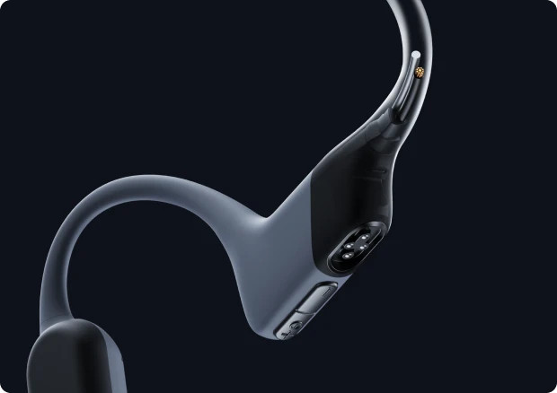 Shokz OpenSwim Pro USB-C Grijs detail