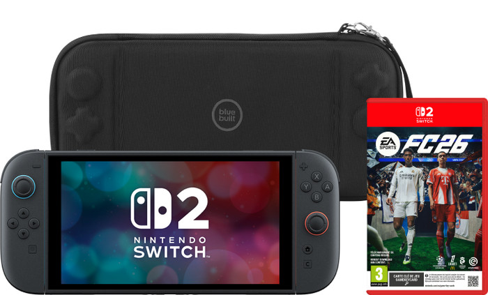Nintendo Switch 2 + EA Sports FC 26 + BlueBuilt Beschermhoes Main Image