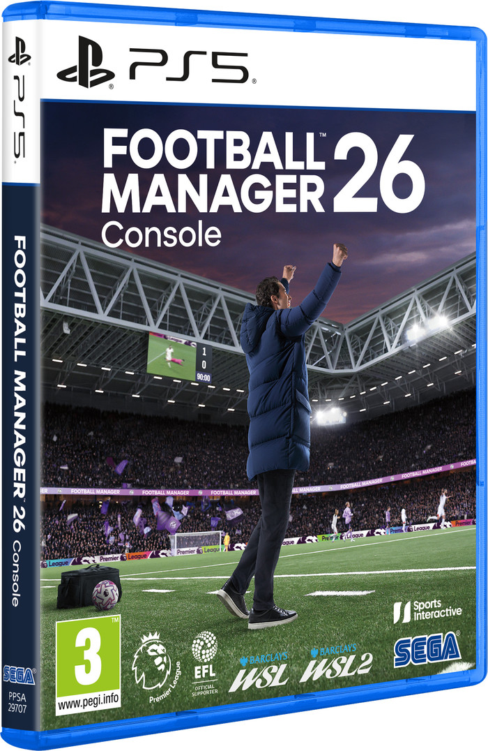 Football Manager 26 PS5 verpakking