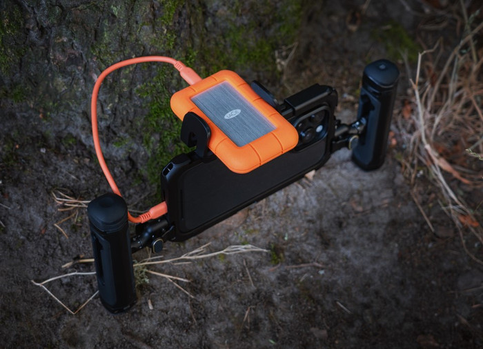 LaCie Rugged SSD4 1TB product in gebruik