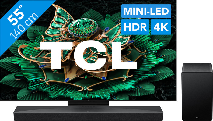 TCL 55" QD Mini-led C71K 4K (2025) + TCL Q65H Main Image