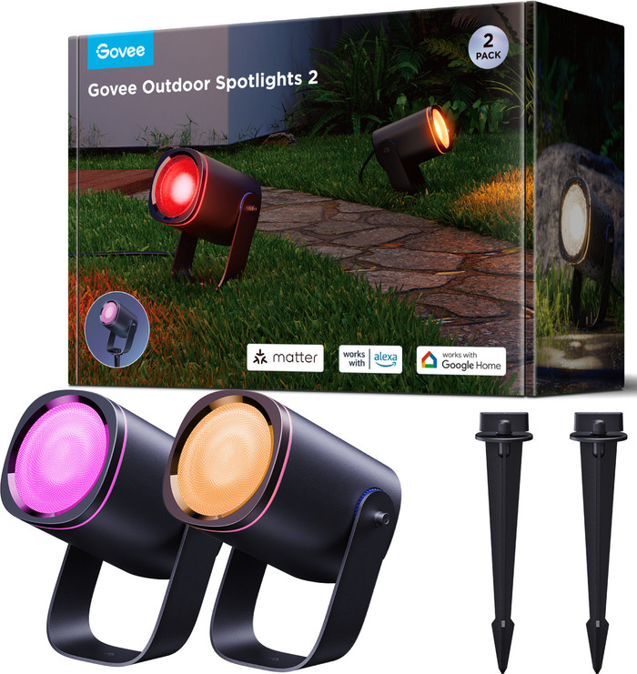 Govee Outdoor Spotlights Duo Pack verpakking