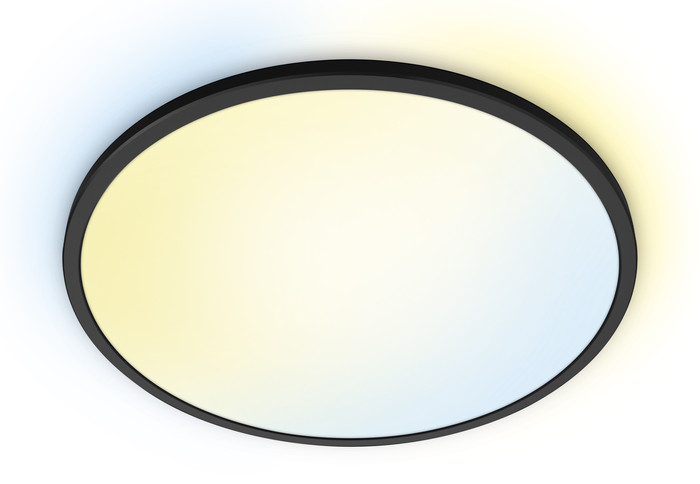 WiZ Ceiling Lamp SuperSlim - All Shades of White Light - Black Main Image