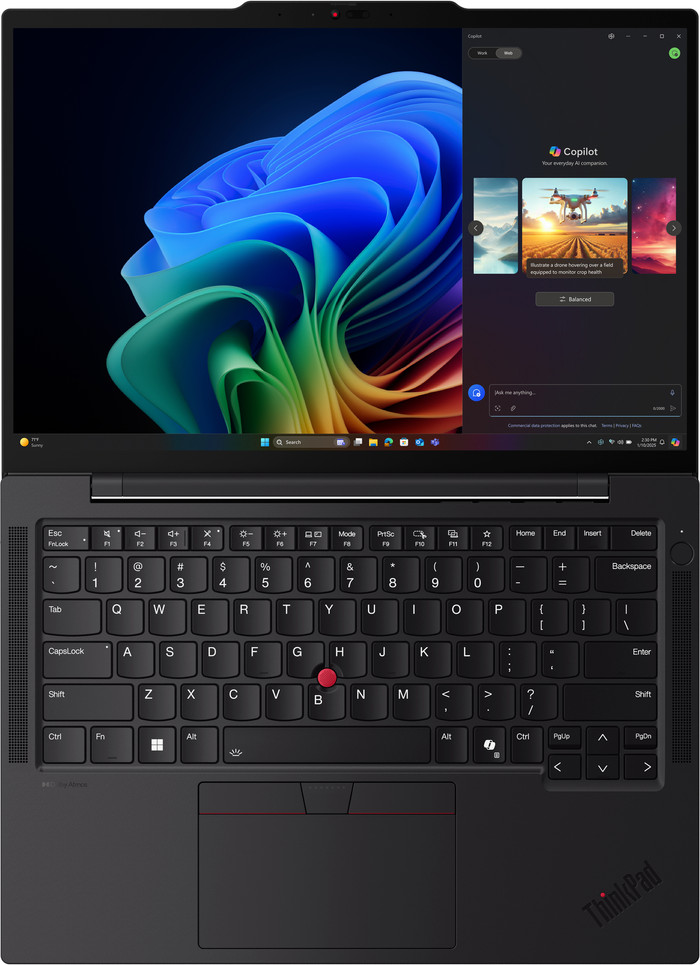Lenovo ThinkPad T14s Gen 6 (Intel) - 21QX00GUMH QWERTY bovenkant
