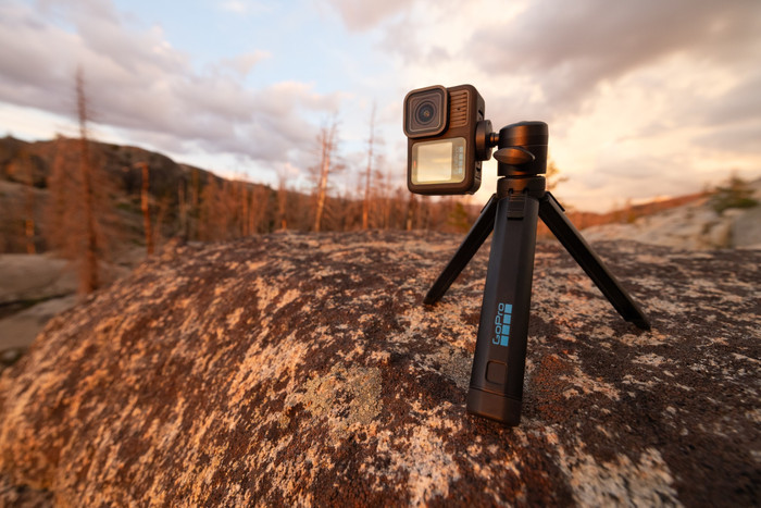 GoPro Tripod + Ball Head product in gebruik