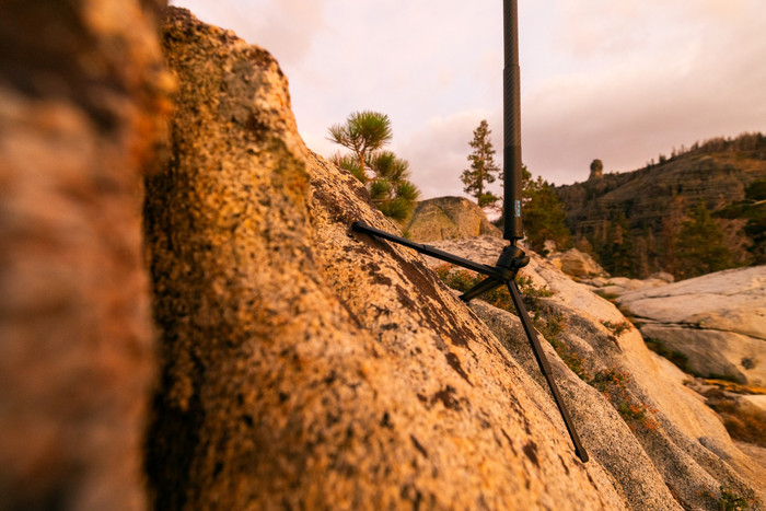 GoPro Tripod + Ball Head product in gebruik