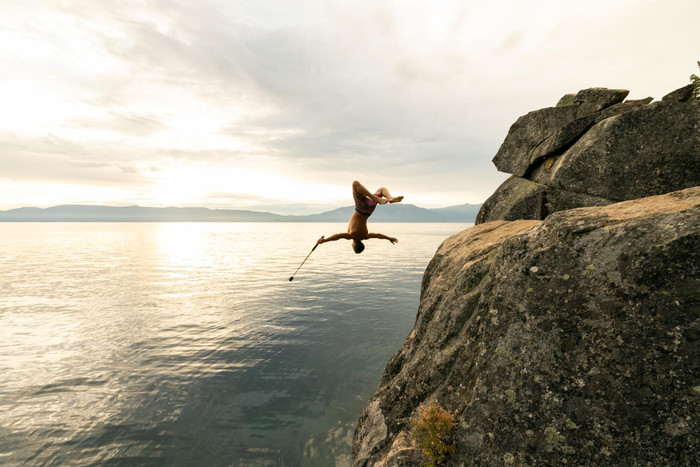 GoPro Floating Extension Pole product in use