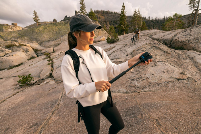 GoPro MAX 360 + Extension Pole product in gebruik