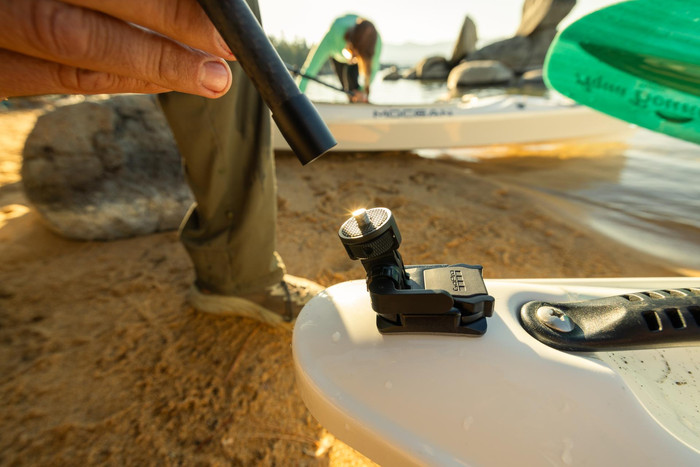 GoPro Locking 1/4-20 Mounting Buckle product in gebruik