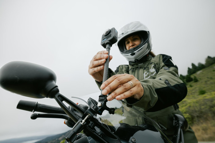 GoPro Locking 1/4-20 Mounting Buckle product in gebruik