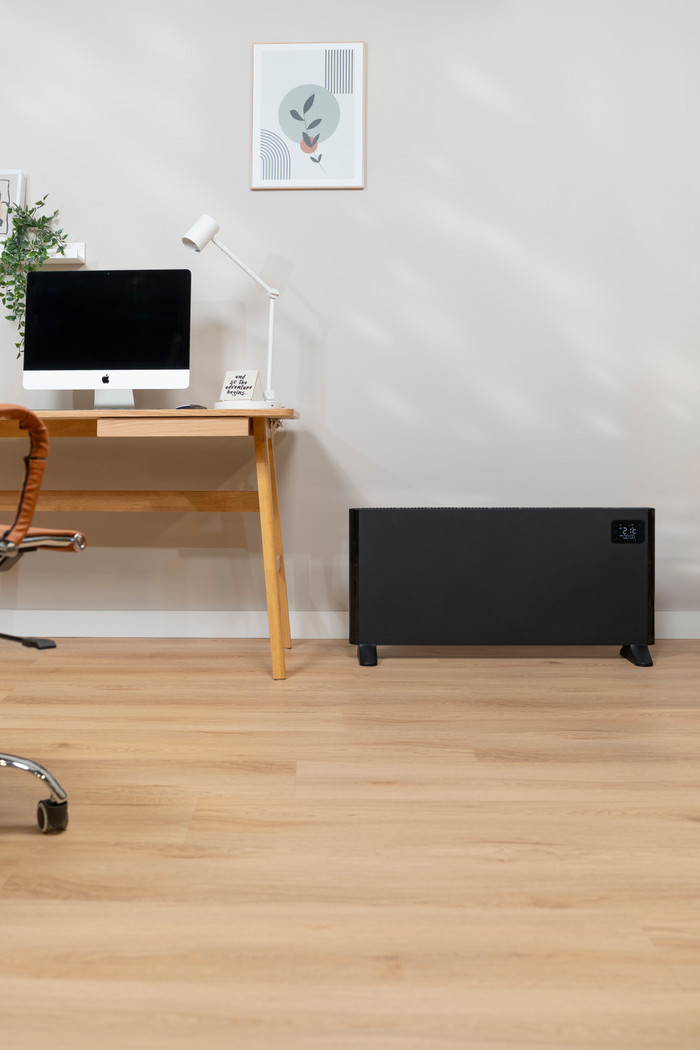 Eurom Alutherm 2500 Wifi zwart product in gebruik