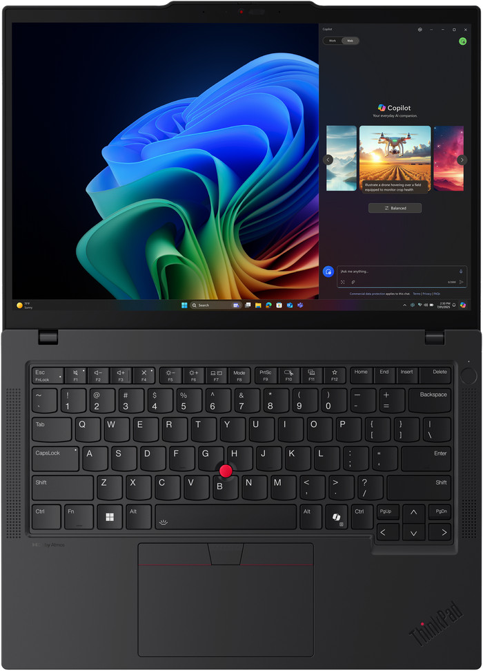 Lenovo ThinkPad T16 Gen 4 (Intel) - 21QE005CMH QWERTY bovenkant