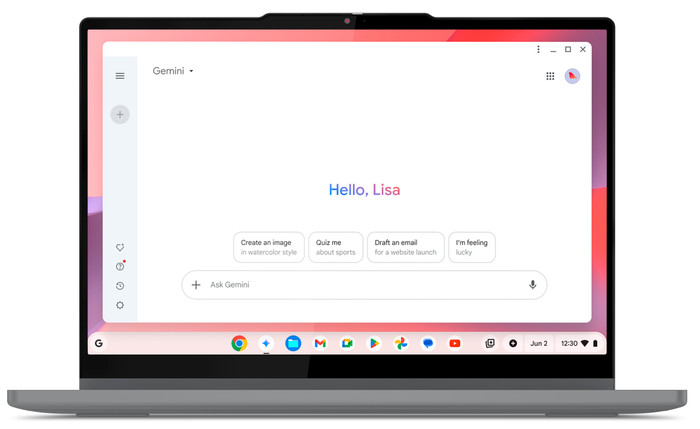 Lenovo Chromebook Plus 2-in-1 83LN000QMH voorkant