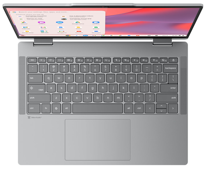 Lenovo Chromebook Plus 2-in-1 83LN000QMH bovenkant