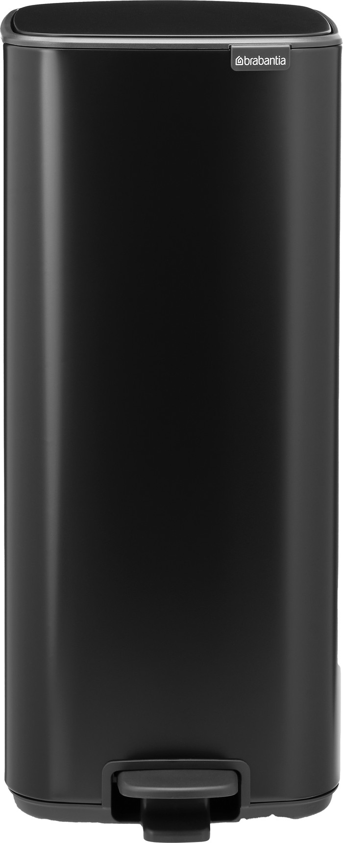 Brabantia Bo Pedal Bin 30L Matte Black Main Image