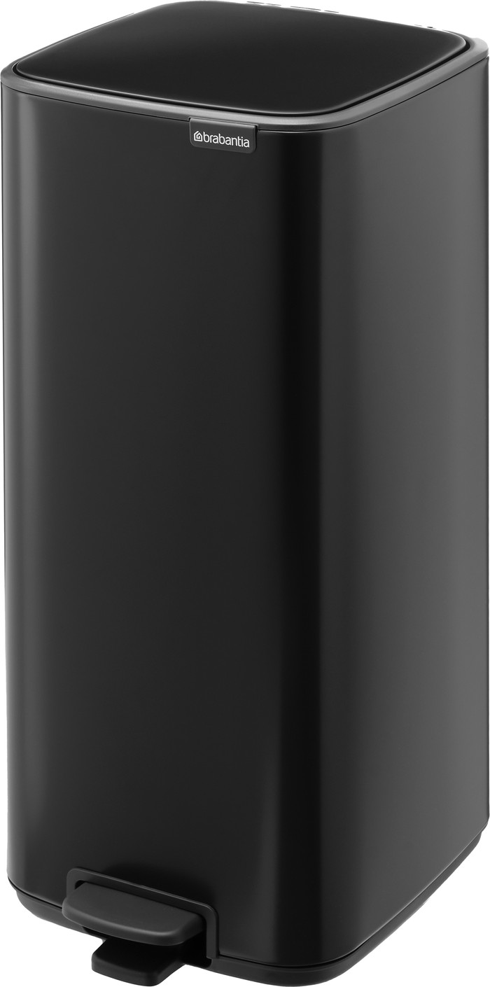 Brabantia Bo Pedal Bin 30L Matte Black right side