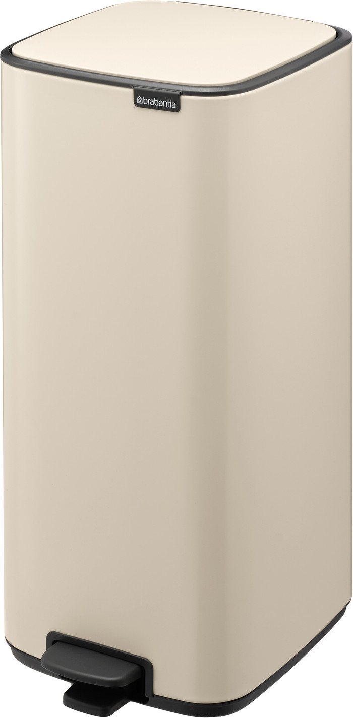 Brabantia Bo Pedal Bin 30 Liter Soft Beige rechterkant