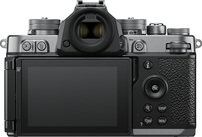 Nikon Z f Body Zilver achterkant