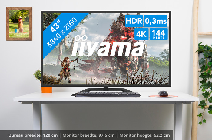 iiyama G-Master G4380UHSU-B2 visual Coolblue 1