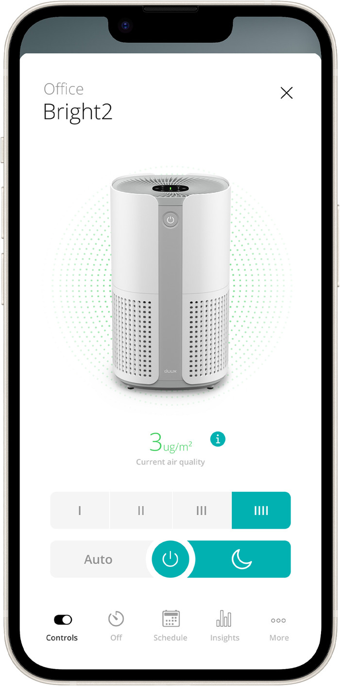 Duux Bright 2 Smart DXPU09 Wit detail