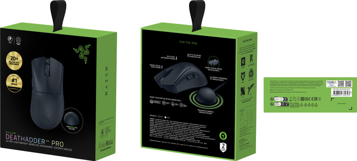 Razer DeathAdder V4 Pro Gaming Mouse packaging