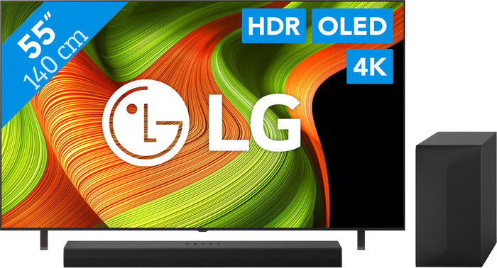 LG 55" OLED B56 4K (2025) + LG DS60TR Main Image