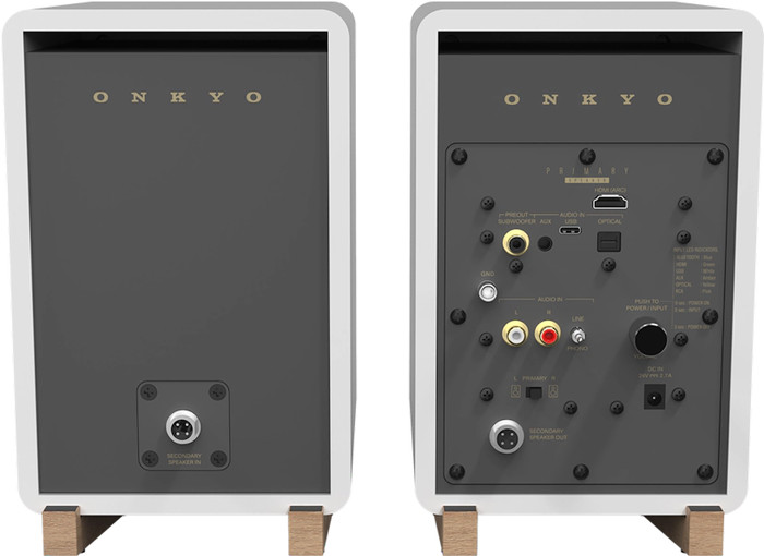 Onkyo GX-30ARC Wit achterkant