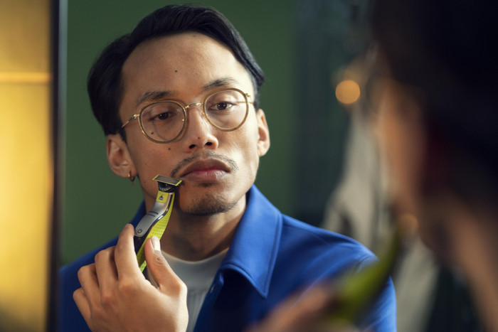 Philips OneBlade 360 Face QP2734/31 product in gebruik