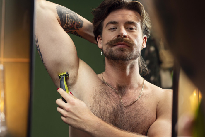 Philips OneBlade 360 Face QP2734/31 product in gebruik