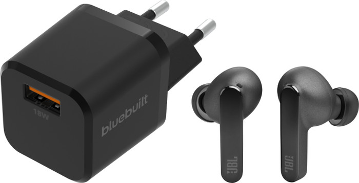 JBL Live Pro 2 Zwart + BlueBuilt Quick Charge Oplader Main Image