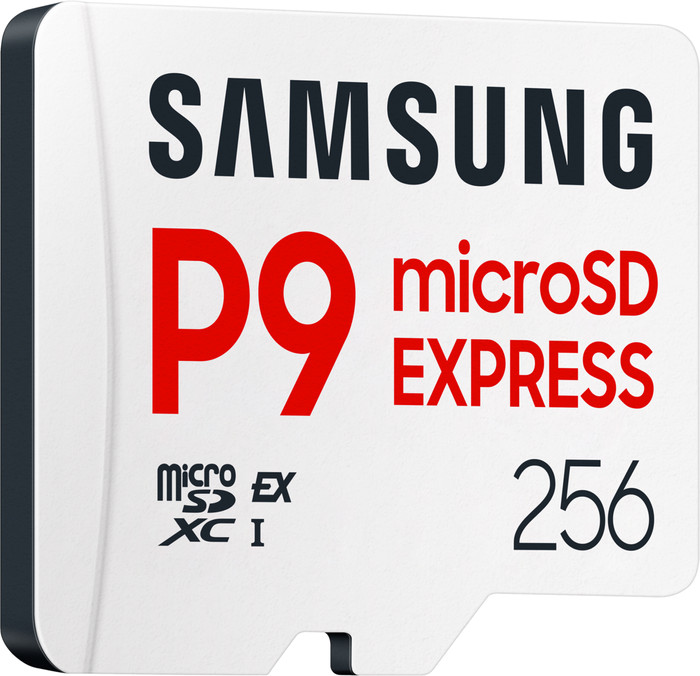 Samsung MicroSD Express P9 Express 256GB 310MB/s linkerkant