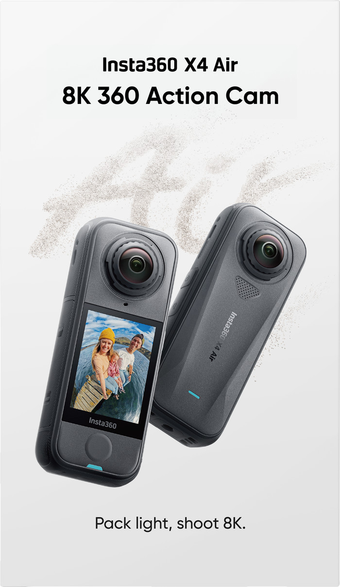 Insta360 X4 Air Standard Bundle Zwart verpakking