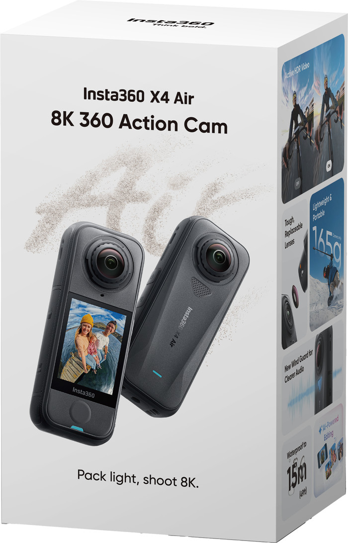 Insta360 X4 Air Standard Bundle Zwart verpakking