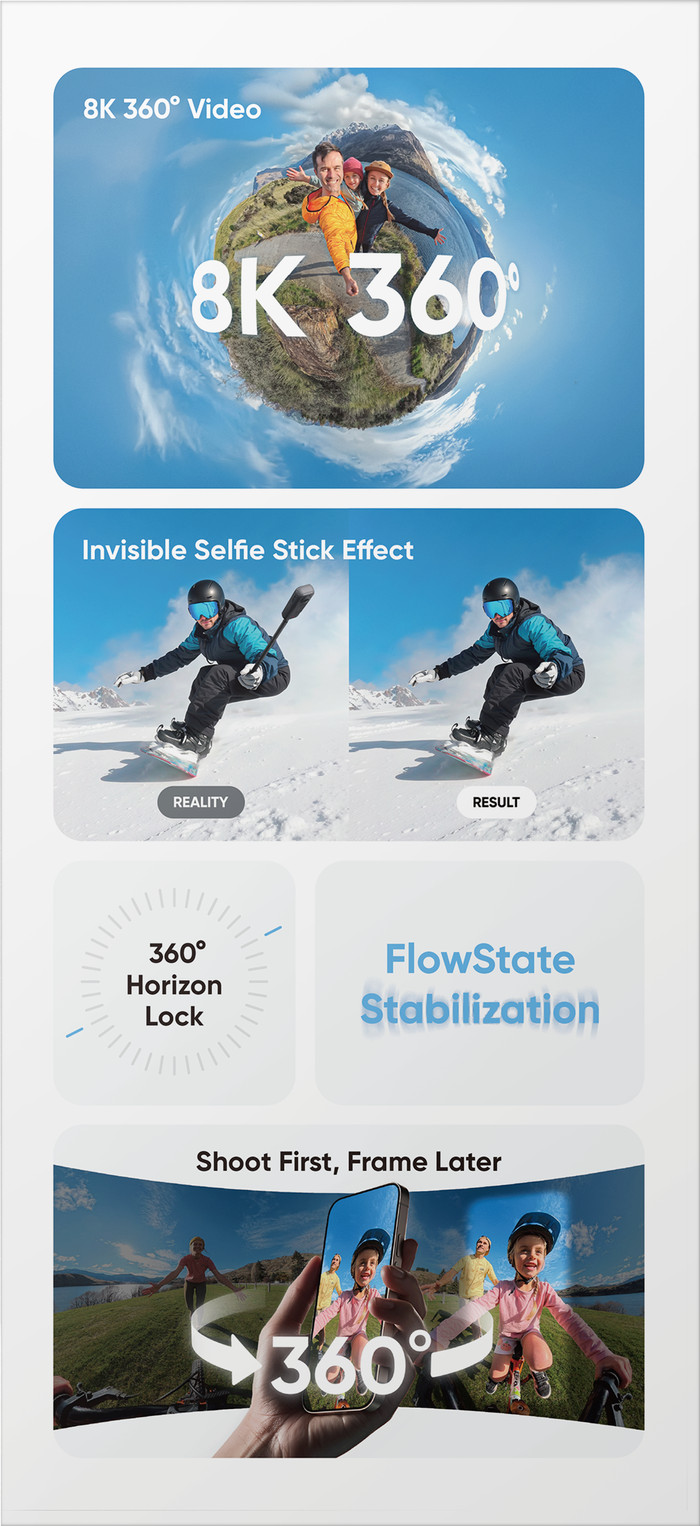 Insta360 X4 Air Standard Bundle Zwart verpakking