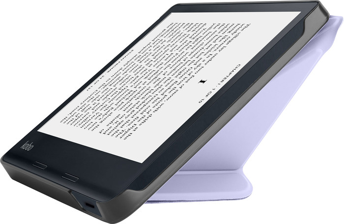 BlueBuilt Kobo Libra Colour Book Case Lila detail