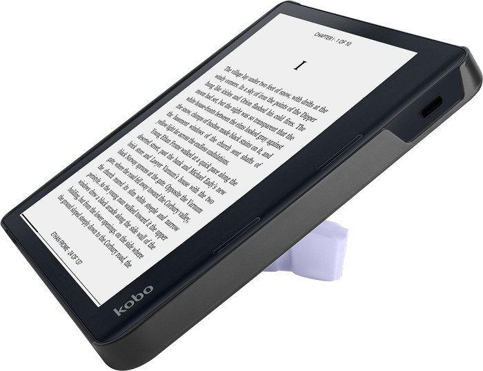 BlueBuilt Kobo Libra Colour Book Case Lila detail