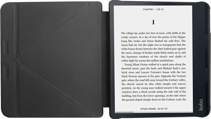 BlueBuilt Kobo Libra Colour Book Case Lila voorkant