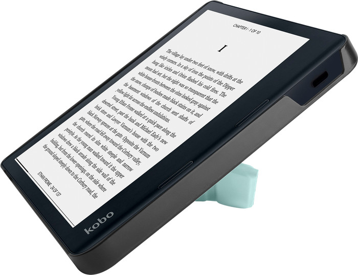 BlueBuilt Kobo Libra Colour Book Case Lichtgroen detail