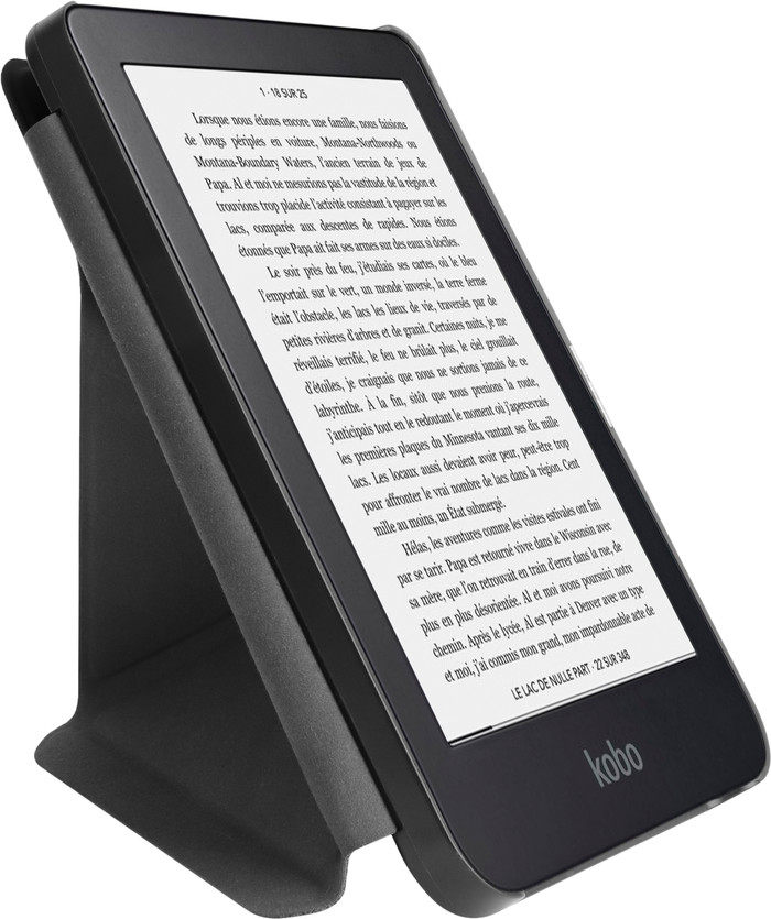 BlueBuilt Kobo Clara BW / Colour Book Case Zwart detail