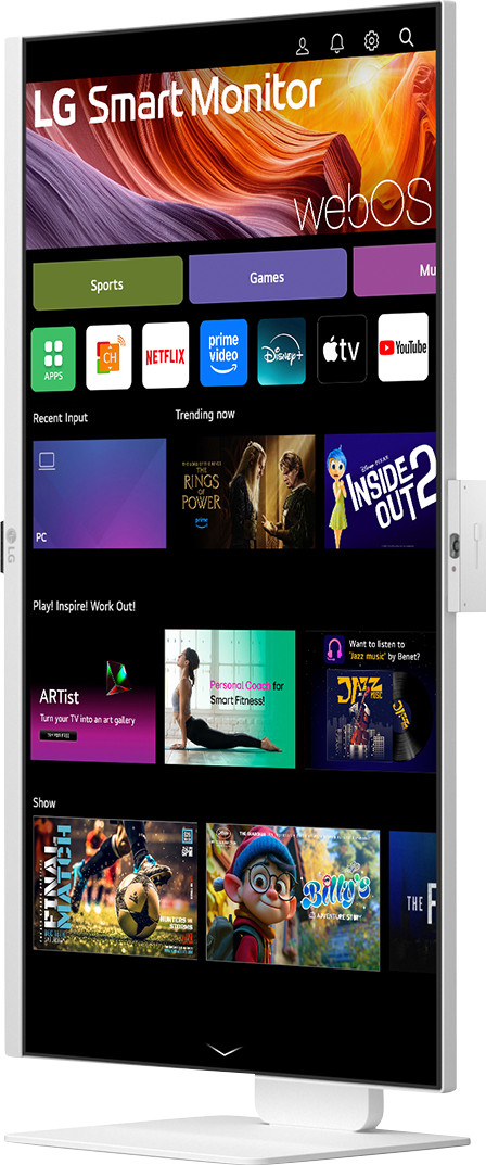 LG UltraFine 32U850SA-W voorkant